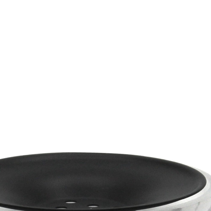 Portasapone in vetro satinato - serie Marble