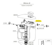 Gruppo ponte con leve sfera 2 cr1531f3