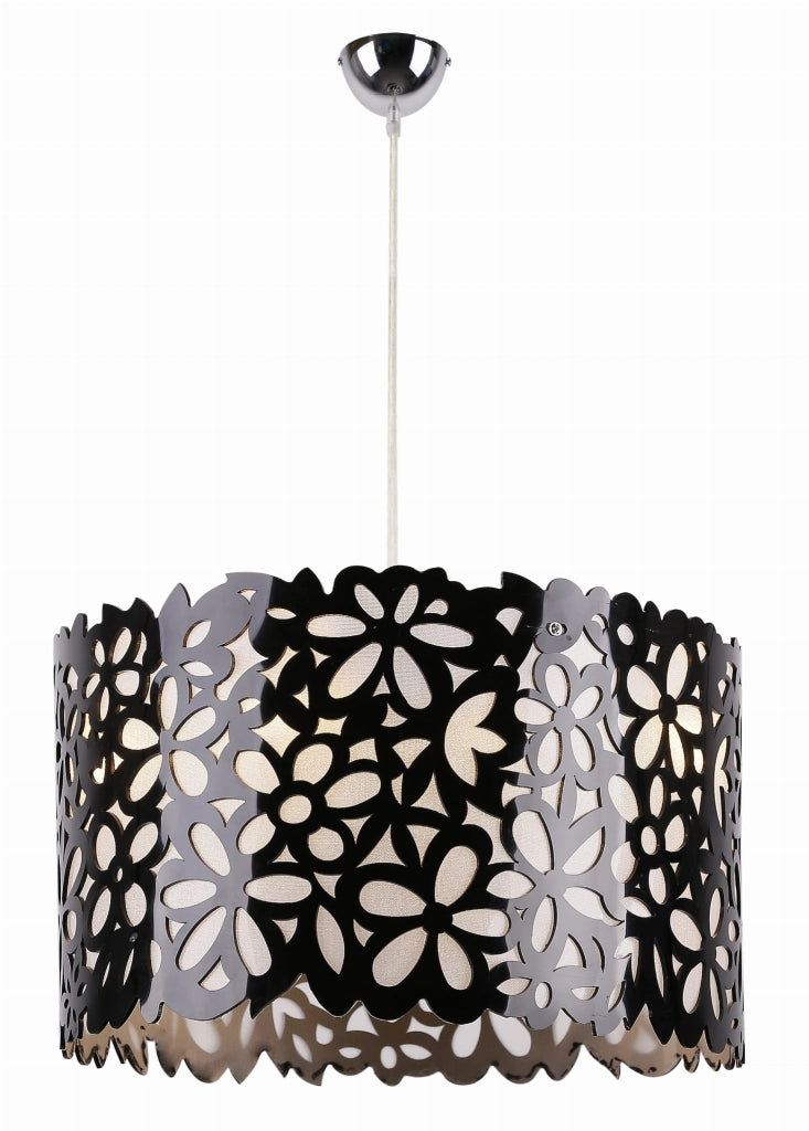 Lampadario Candellux Simona 33-87174 cromo/nero 3xE14