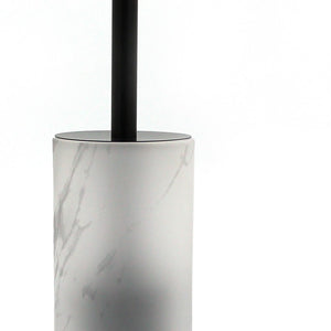 Portascopino in vetro satinato - serie Marble