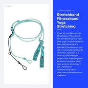 Fitnessband con design migliorato a mano - Stretchband - Yoga Stretchband - Weerstandsband - Esercizio - Riduzione dei disturbi