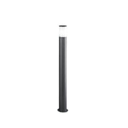 Paletto Esterno Contemporaneo Sigaro Alluminio Antracite 1 Luce E27 Ip54 H90
