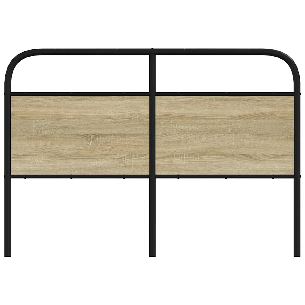 Testiera di Ricambio Rovere Sonoma 120 cm in Acciaio e Legno Multistrato 4100289