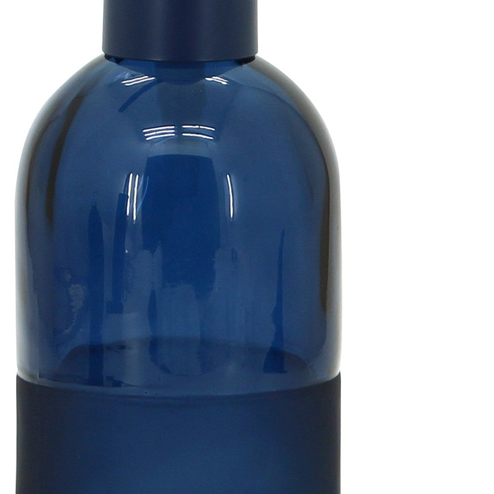 Dispenser in vetro blu - serie Notte