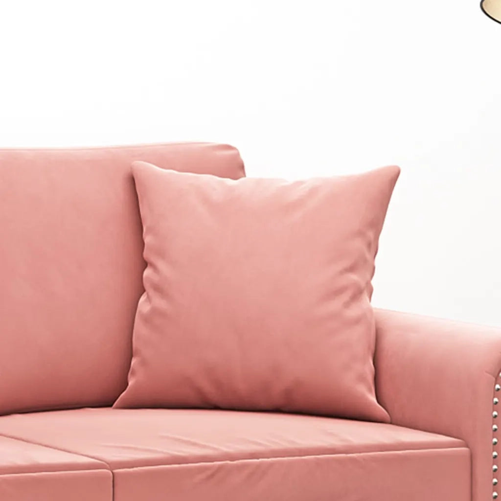 Cuscini Decorativi 2 pz Rosa 40x40 cm in Velluto CFW2015917