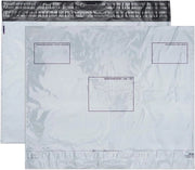 Lot di 100 Enveloppe di spedizione con adesivo self-service bianco in polietilene - Formato C2 440 x 620 mm