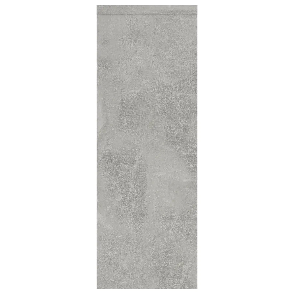 Scaffale a Parete Grigio Cemento 1x16x45,1 cm in Truciolato cod mxl 68255