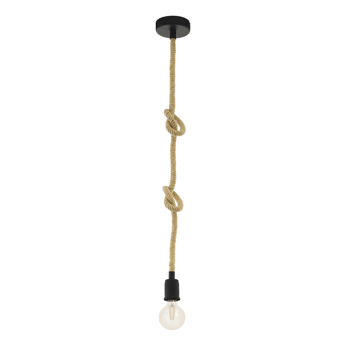 Lampadario A Sospensione Vintage Rampside Acciaio Nero 1 Luce E27