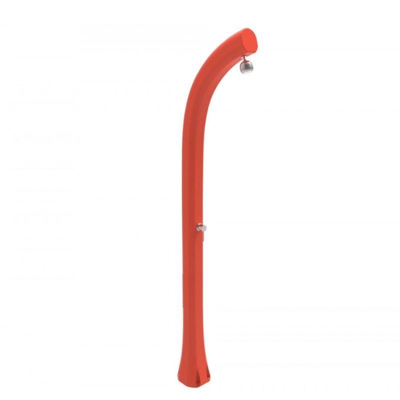 Doccia Solare In Resina Jolly 24 Litri In Alluminio Colore Arancione Cv-B500/2009