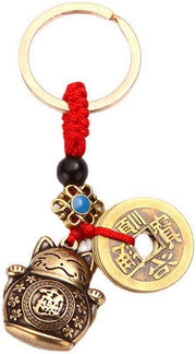 Accessori Decorativi Lucky Cat Feng Shui - Ornamento Ricchezza Portafortuna
