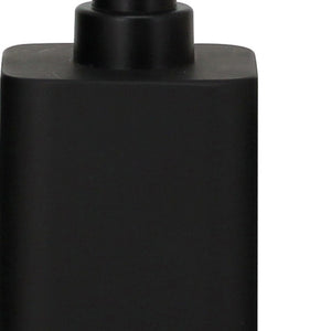 Dispenser in poliresina nera - serie Onice