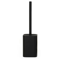 Portascopino in poliresina nera - serie Onice