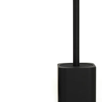 Portascopino in poliresina nera - serie Onice