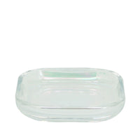 Portasapone in vetro trasparente - serie True