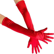 Maniche eleganti a lunga mano in seta per donne - accessori da party - unico modello - maniche per matrimoni - maniche da ballo