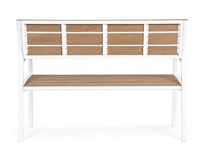 Panchina Isak Bianco in Alluminio