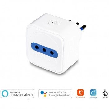 Presa Intelligente Smart Wi-Fi 10A App Smart Life Alexa Google Home Italiana