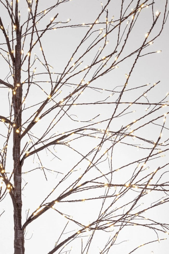 Albero di Natale bunch marrone 2000 microLED classico H210