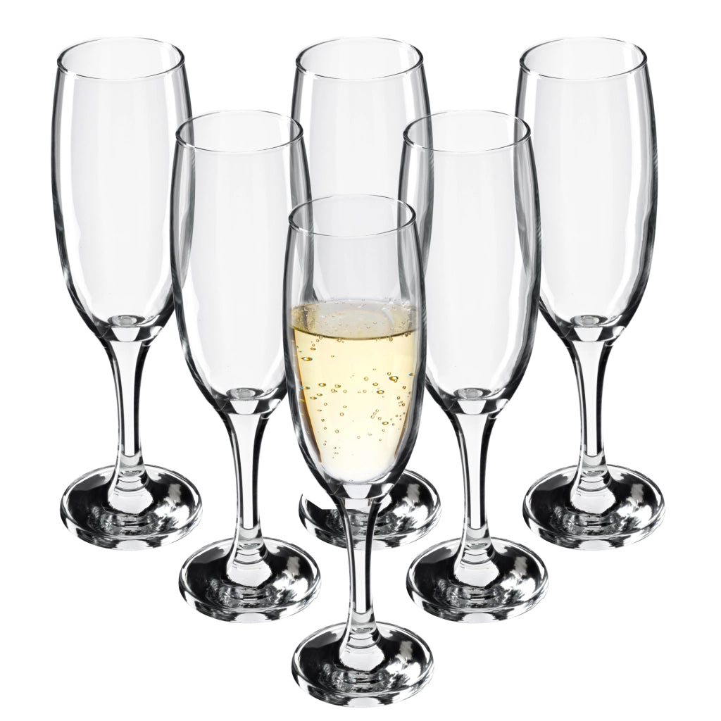 Set di 6 bicchieri da champagne/prosecco KADAX da 220 ml