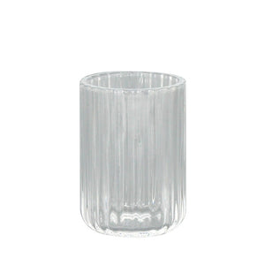 Bicchiere in vetro trasparente - serie Back