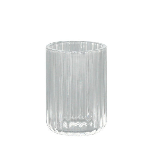 Bicchiere in vetro trasparente - serie Back