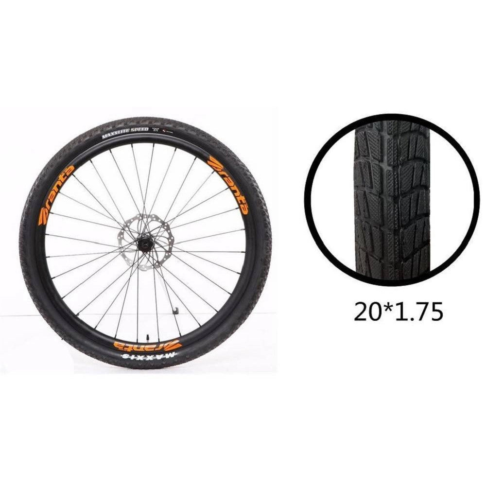 Trade Shop - Copertone Ruota Pneumatico Gomme Per Bici Bicicletta Mtb Bike 20 × 1.75 Zx-8102 -
