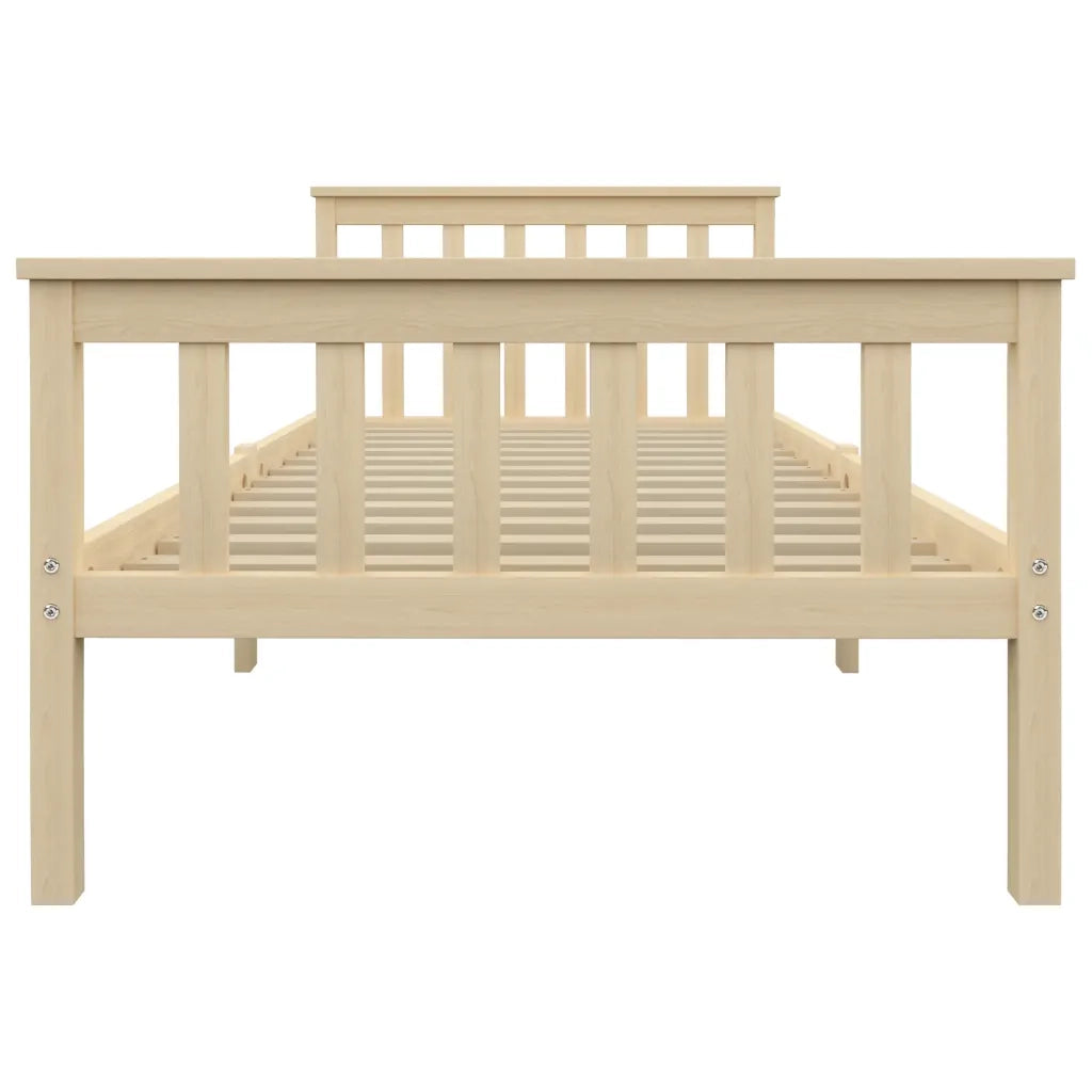 Giroletto senza Materasso Naturale 100x200 cm in Legno di Pino 283221
