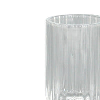 Bicchiere in vetro trasparente - serie Back