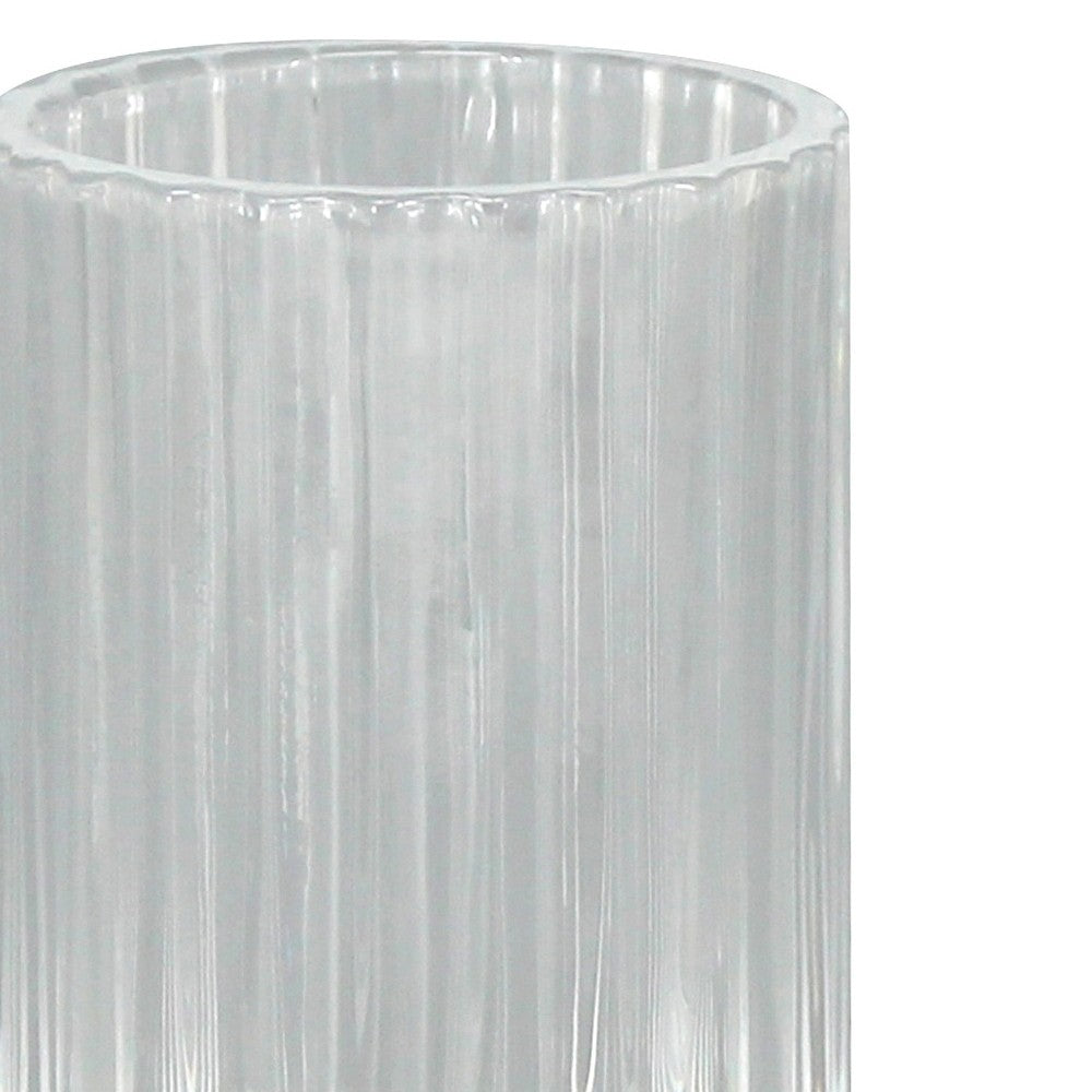 Bicchiere in vetro trasparente - serie Back