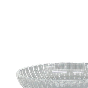 Portasapone in vetro trasparente - serie Back