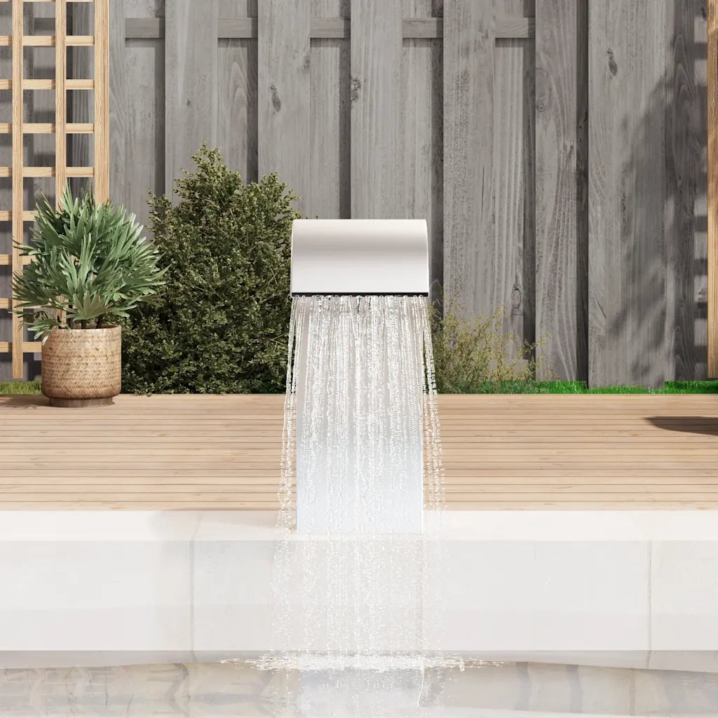 Fontana per Piscina 22x60x70 cm in Acciaio Inox 304 CFW9479079