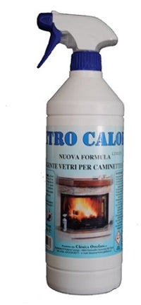 PULITORE DETERGENTE X VETRI E CAMINI LT.1 VETRO CALOR
