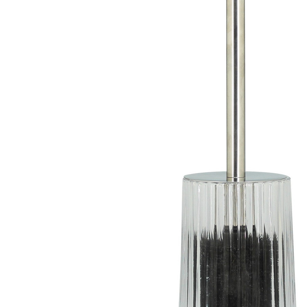 Portascopino in vetro trasparente - serie Back