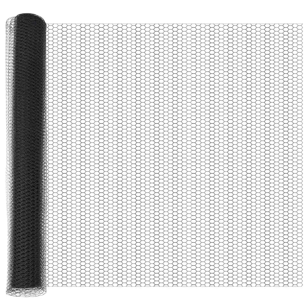 Palo della recinzione Grigio 50 x 1,2 m (rete da 13 mm)