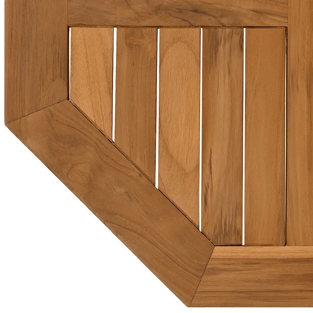 Piano per Tavolo 60x60x2,5 cm Ottagonale Legno Massello di Teak 366664
