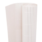 Recinzione da Giardino Doppio Lato PVC 150x500 cm Bianco