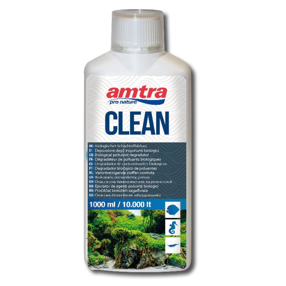 Amtra Clean - attivatore batterico per acqua dolce e marina Formato: 300 ml