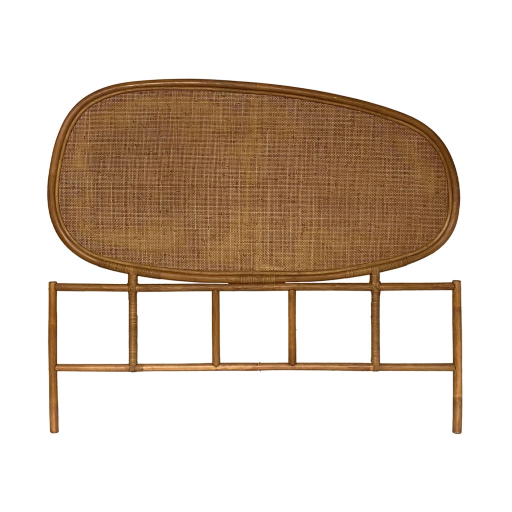 Testata in rattan scuro