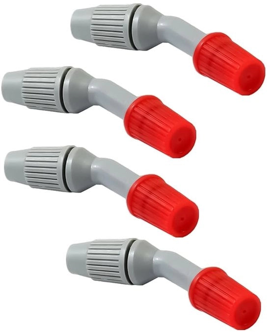 Spazzole per erbacce 4 pezzi - Forma a ventilatore - Dispersori - Distruttore erbacce - Multifunzionale - Sostenibile - Schema di getto efficiente