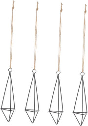 Supporto metallico per piante 4 pezzi, contenitore metallico per Tillandsia, houder per Tillandsia, decorazione per interni, contenitore metallico per piante, supporto per Tillandsia, hanger per abiti, hanger per Tillandsia.