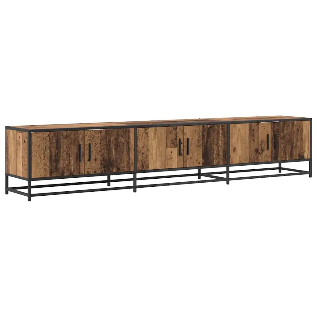 Unità TV 2 pcs Legno vecchio 210 x 35 x 41 cm Legno multistrato