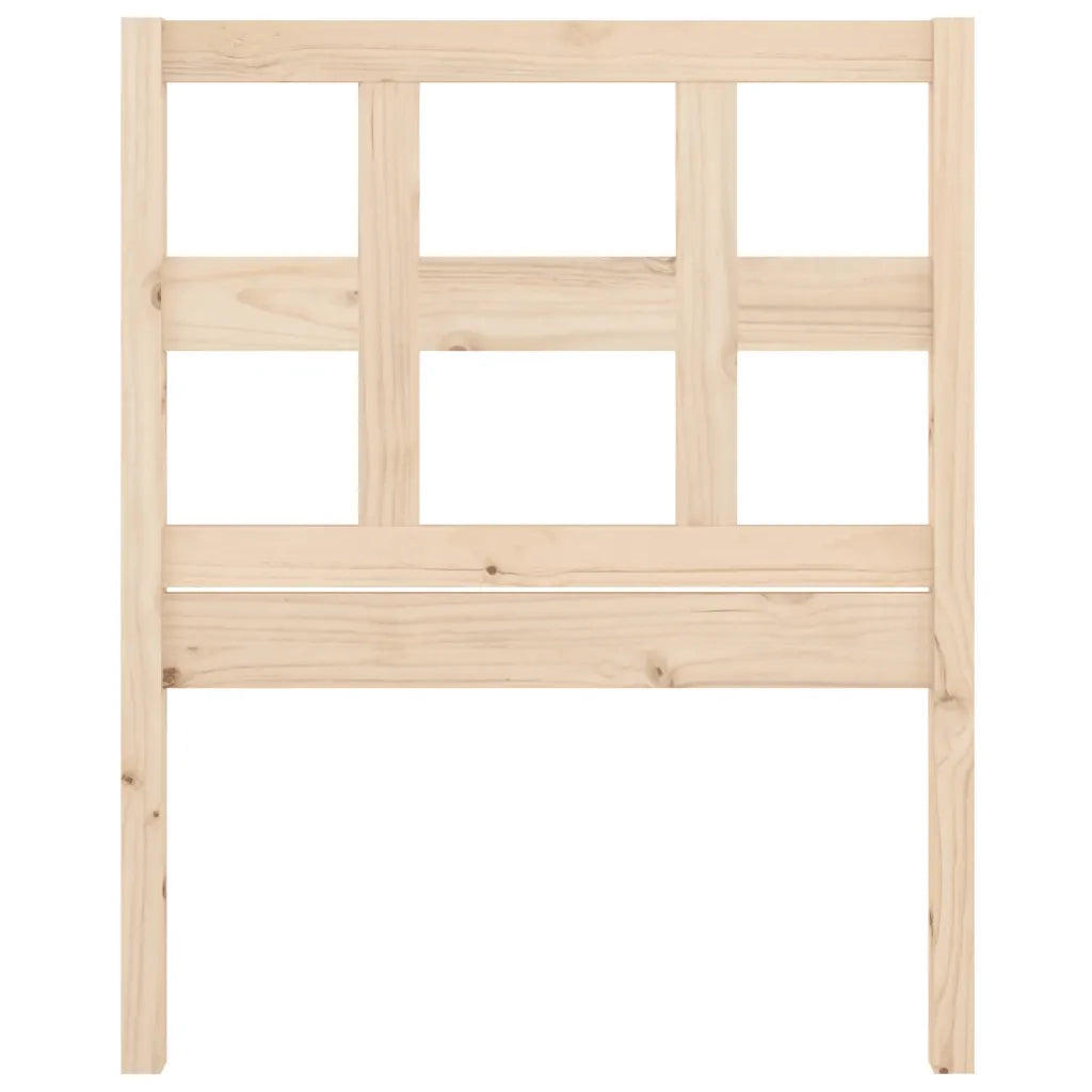 Testiera per Letto 80,5x4x100 cm in Legno Massello di Pino