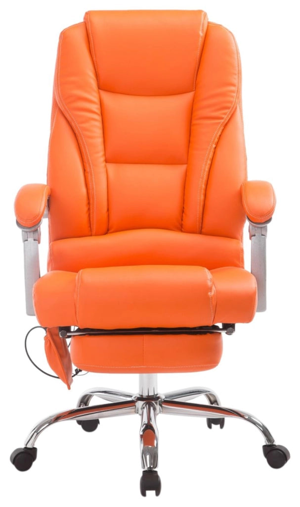 Sedia da ufficio massaggiante PACIFIC arancione