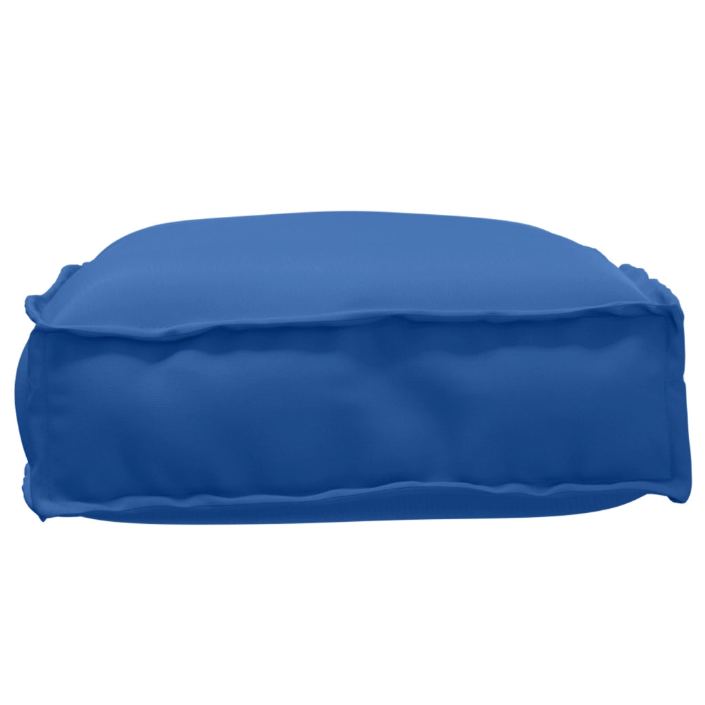 Cuscino da pallet per seduta blu reale 60x40x8 cm in tessuto Oxford