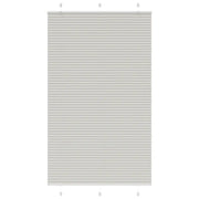 Tenda Plissettata Grigio Chiaro 115x200 cm Larghezza Tessuto