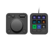 ORIGINAL Logitech Accessori per computer graphite 920-012931 MX Creative Console MX Creative Console semplifica il tuo flusso di lavoro creativo grazie ai comandi intuitivi.