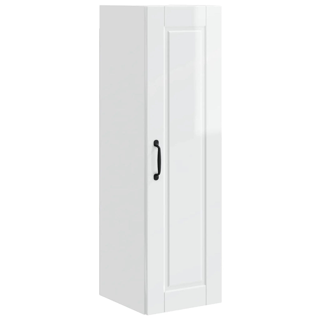 Mobile da cucina con lo scaffale-Armadio da cucina Bianco Lucido 30 x 31 x 100 cm 216036