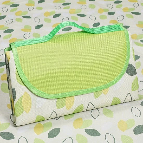 Tenda da spiaggia, ombrellone da picnic per esterno, impermeabile e impermeabilizzato, sacco da campeggio portatile, pieghevole e leggero, per campeggio in primavera e estate, spiaggia, parco (200 * 200 cm) - Foglia verde - 200*200cm