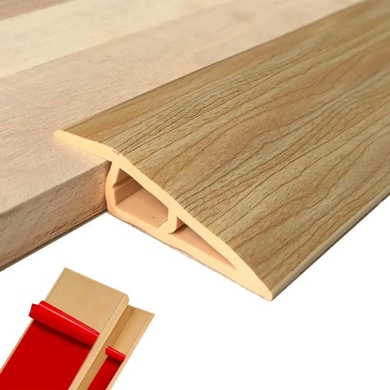 Profilo di transizione in PVC autofissante, profilo di transizione per regolazione di altezza, profilo di transizione per pavimenti in parquet, laminati, listelli