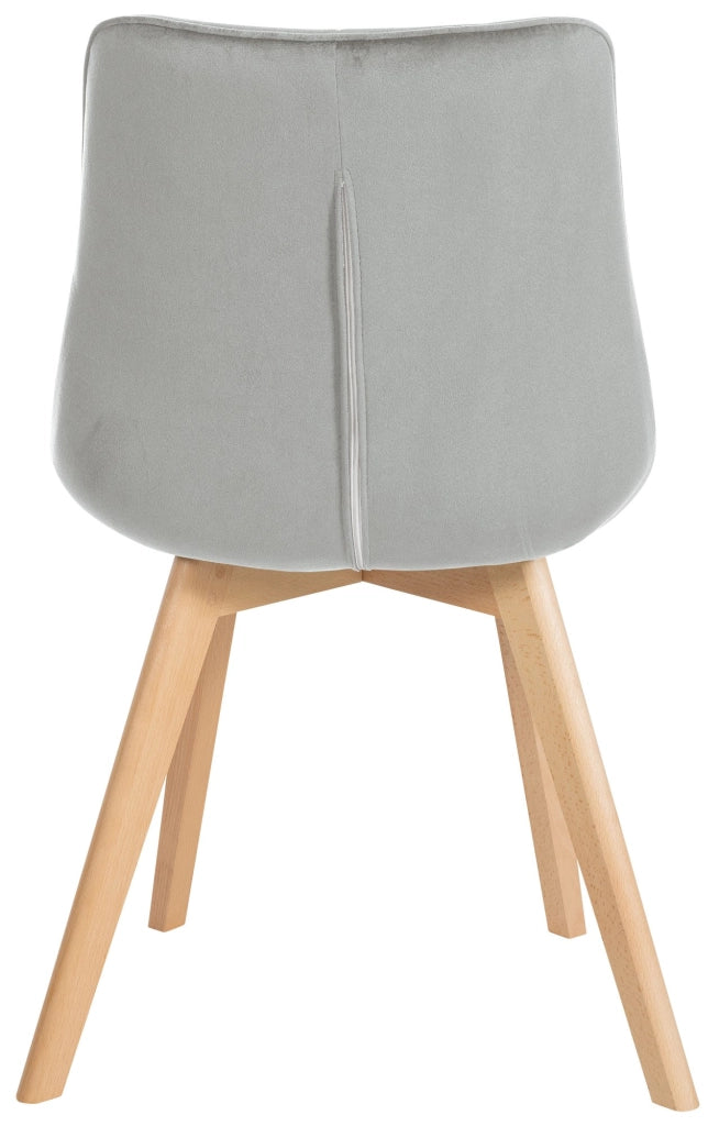 Sedia Brook Velvet grigio